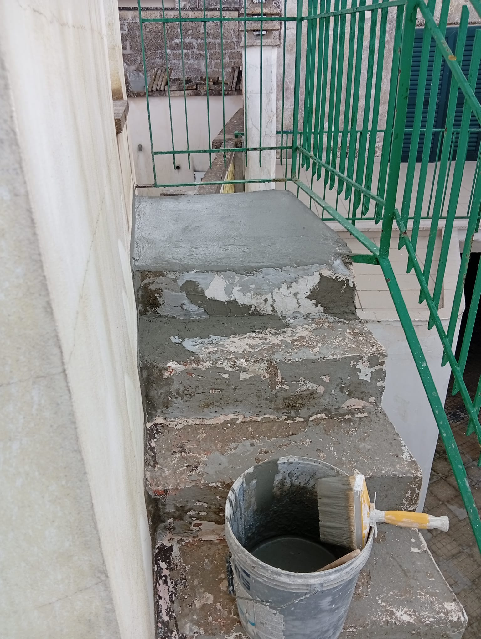 Interno durante i lavori di ristrutturazione