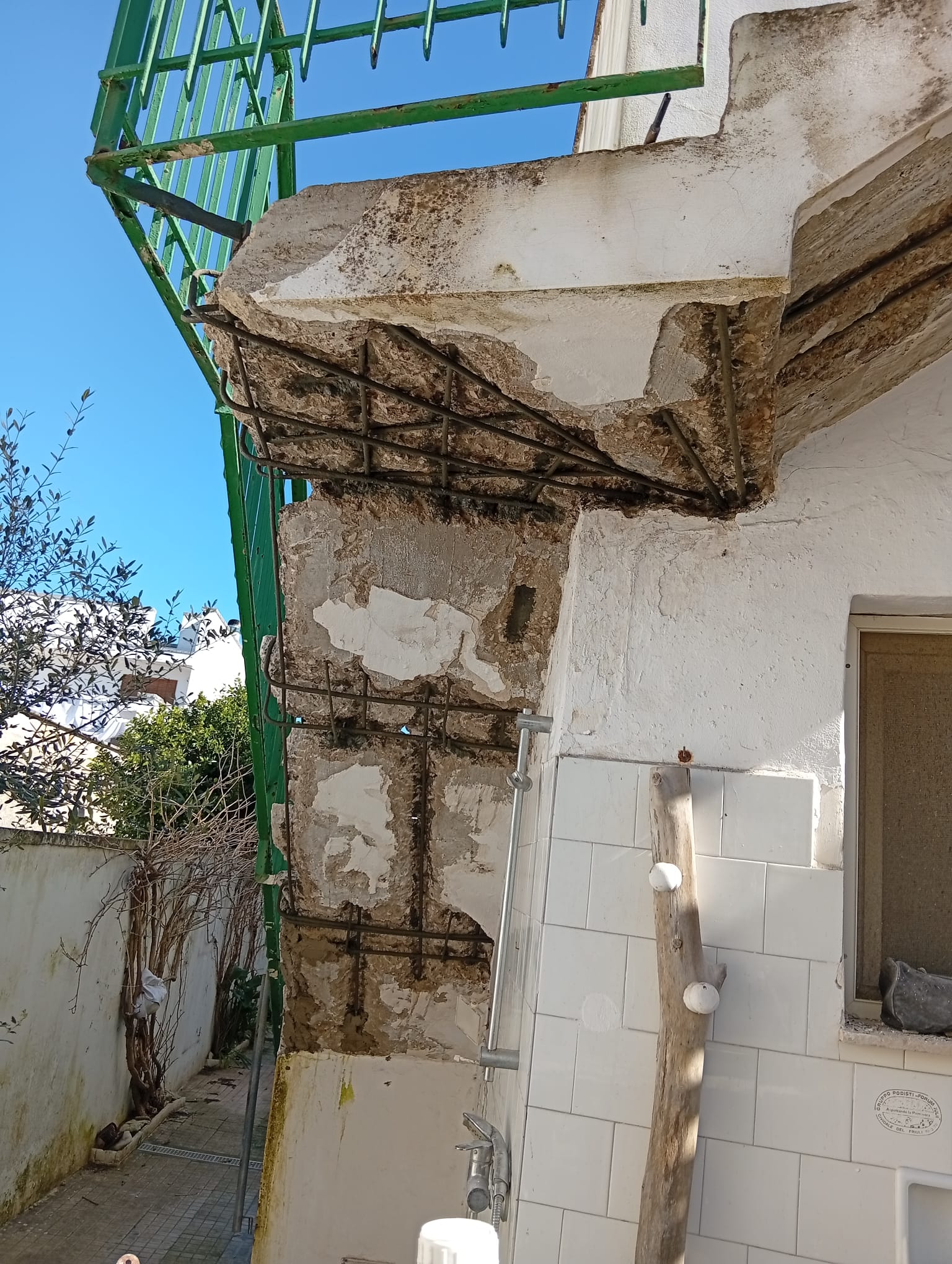 Scala interna prima della ristrutturazione